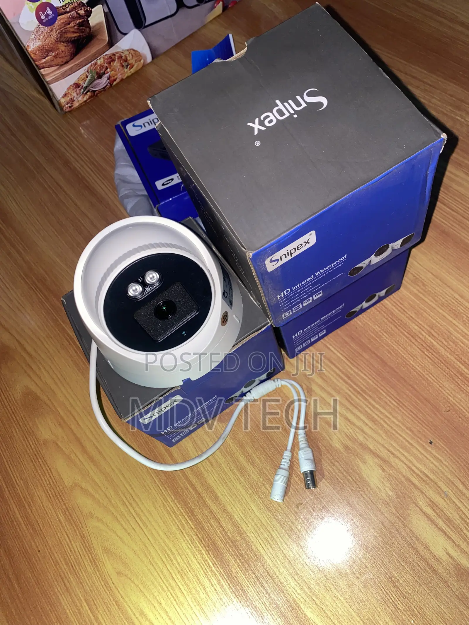 Snipex 5MP HD Infrared Waterproof Camera & 8000mAh Multi-Func DC UPS