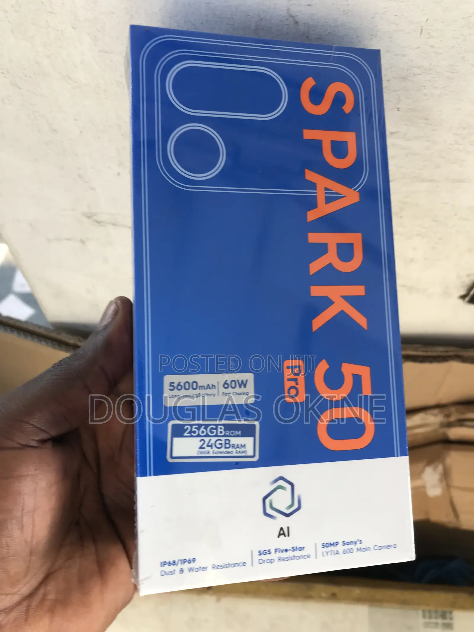 New Tecno Spark 50 Pro 256 GB Gray