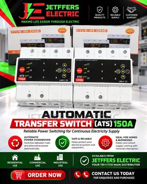 5 in 1 Automatic Transfer Switch (ATS 150)Pharse Selector&Protector
