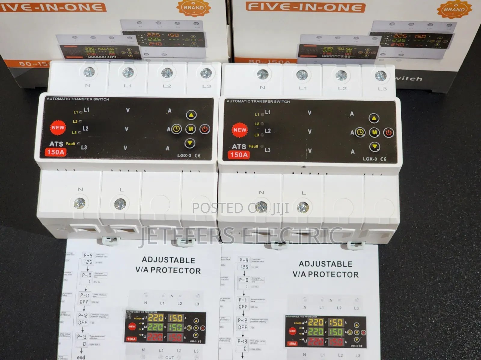 5 in 1 Automatic Transfer Switch (ATS 150)Pharse Selector&Protector