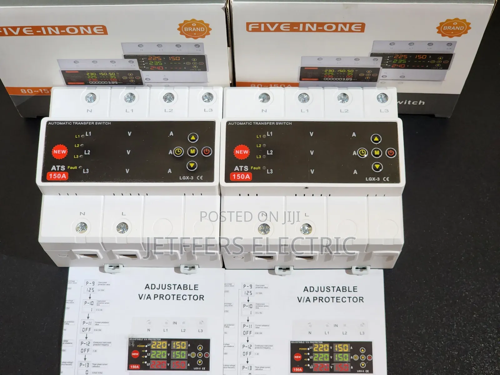 5 in 1 Automatic Transfer Switch (ATS 150)Pharse Selector&Protector
