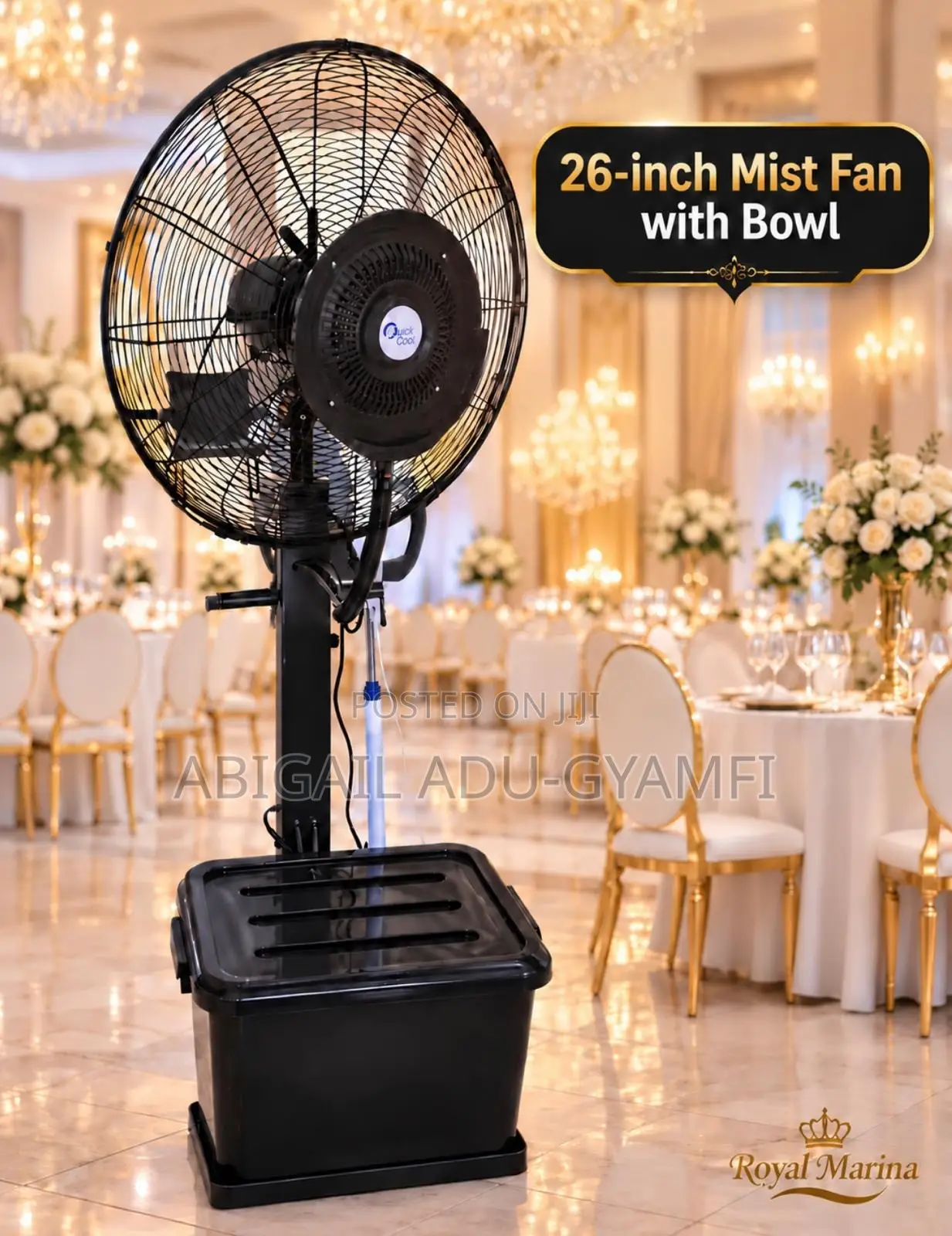 26inch Mist Fan Bowl