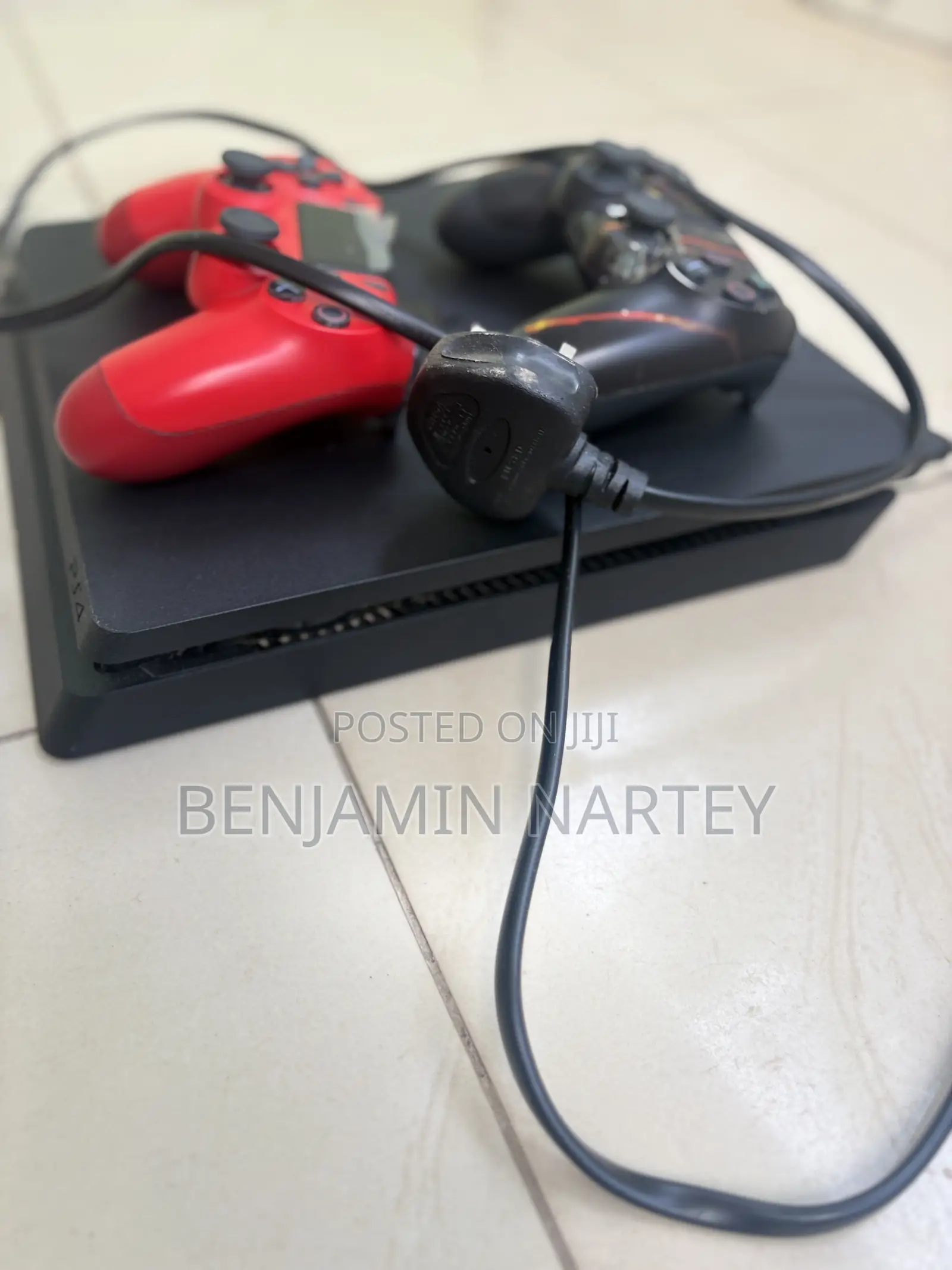 PS4 Slim With 2 Controllers