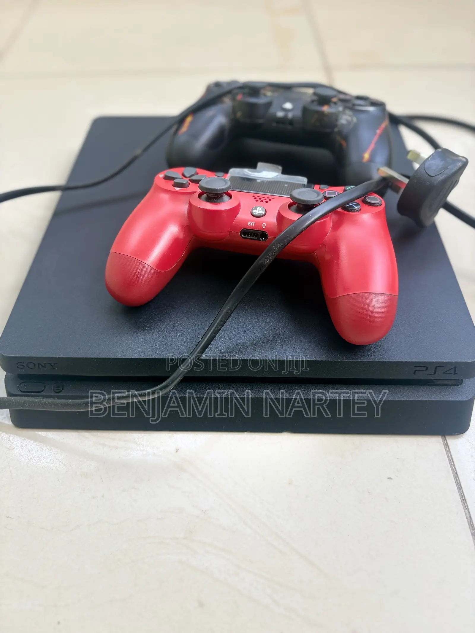 PS4 Slim With 2 Controllers