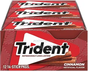Trident Sugar Free Cinanom Gum