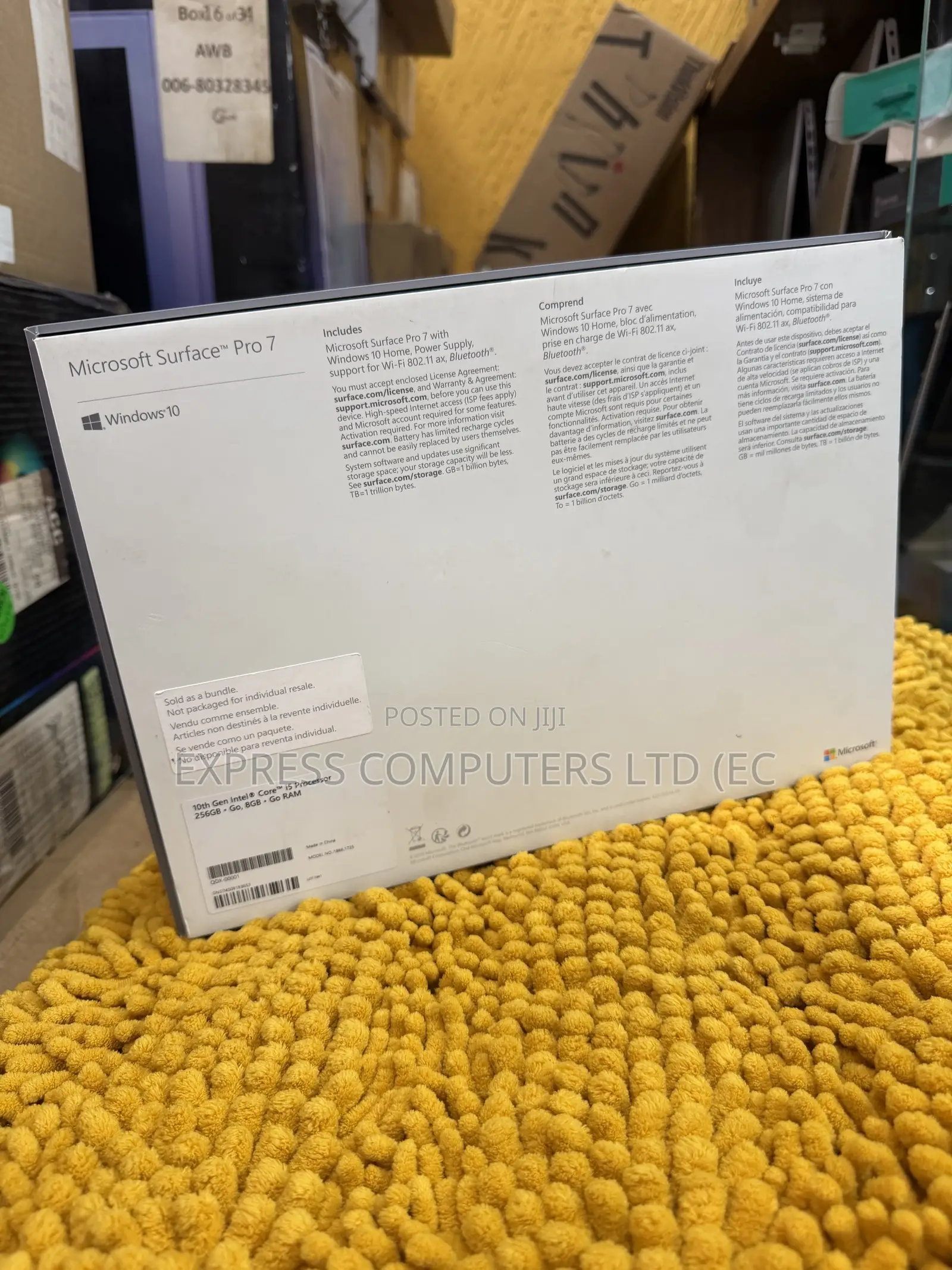 Laptop Microsoft Surface Pro 7 8GB Intel Core i5 SSD 256GB