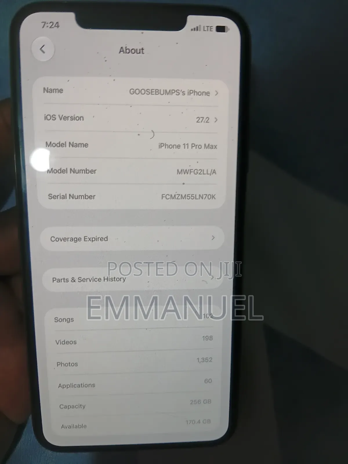 Apple iPhone 11 Pro Max 256 GB Gold