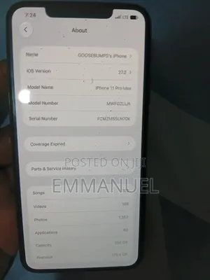 Apple iPhone 11 Pro Max 256 GB Gold