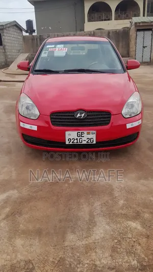 Hyundai Accent 2008 Red