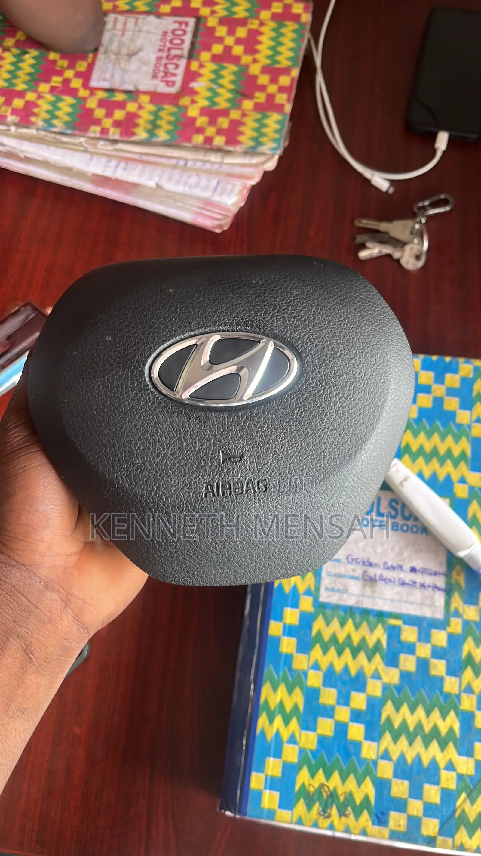 Hundai Santafe 2018 2019 2020 Steering Airbag Cover