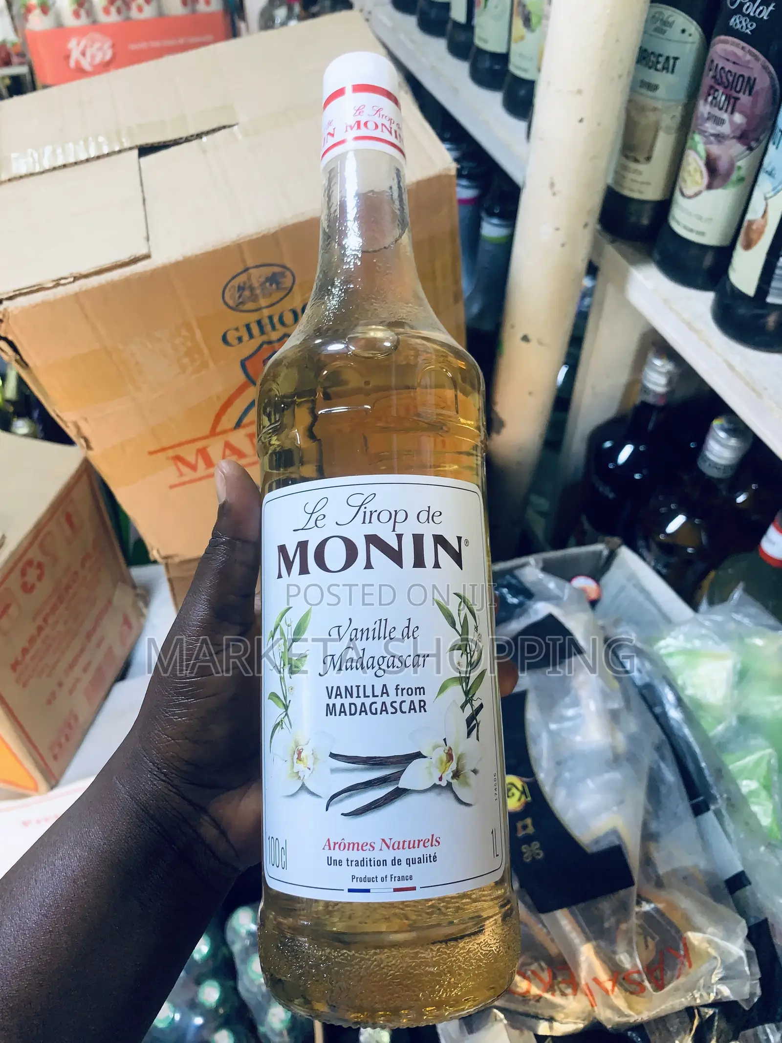 Monin Vanilla Syrup 1L