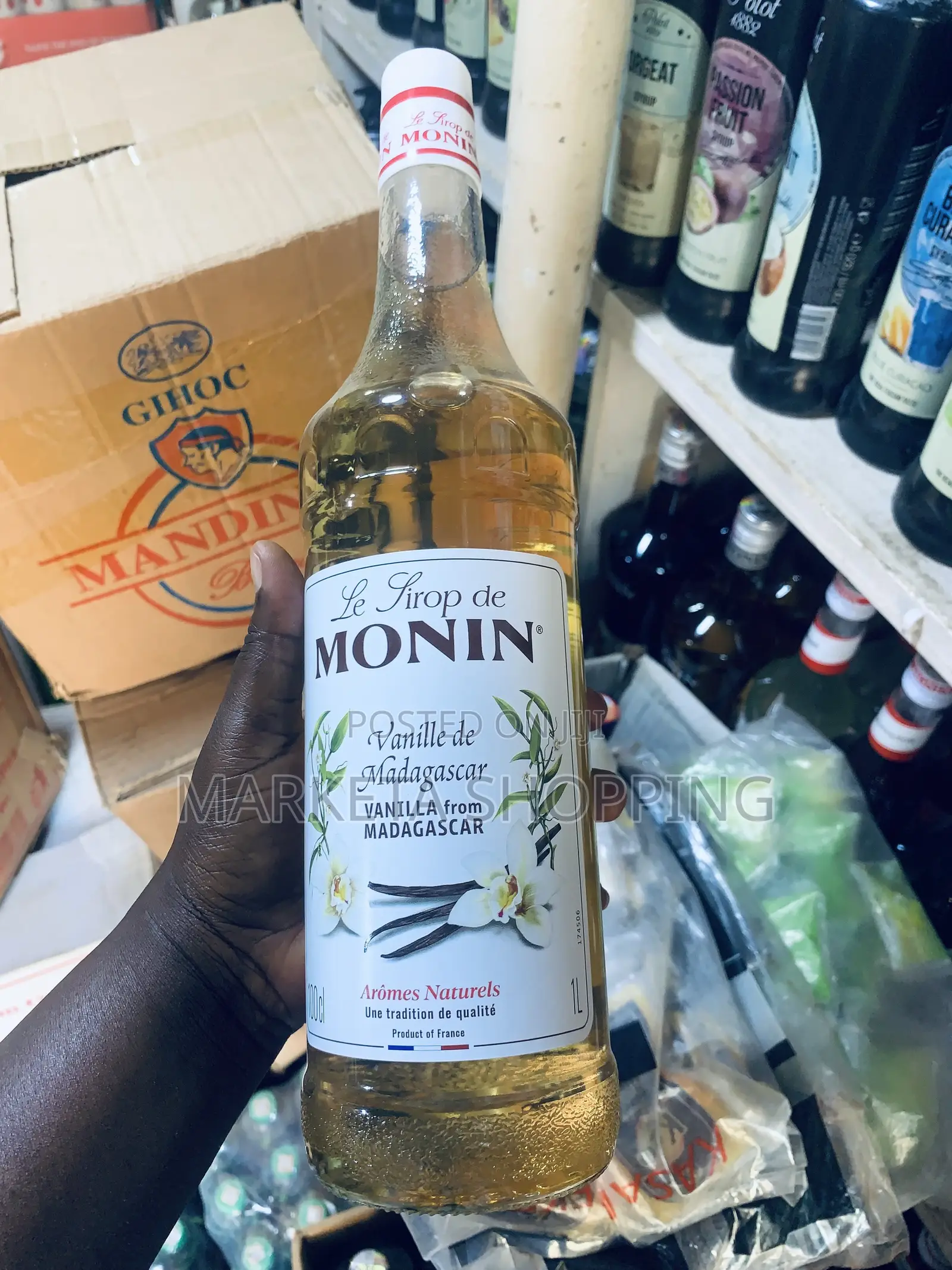 Monin Vanilla Syrup 1L