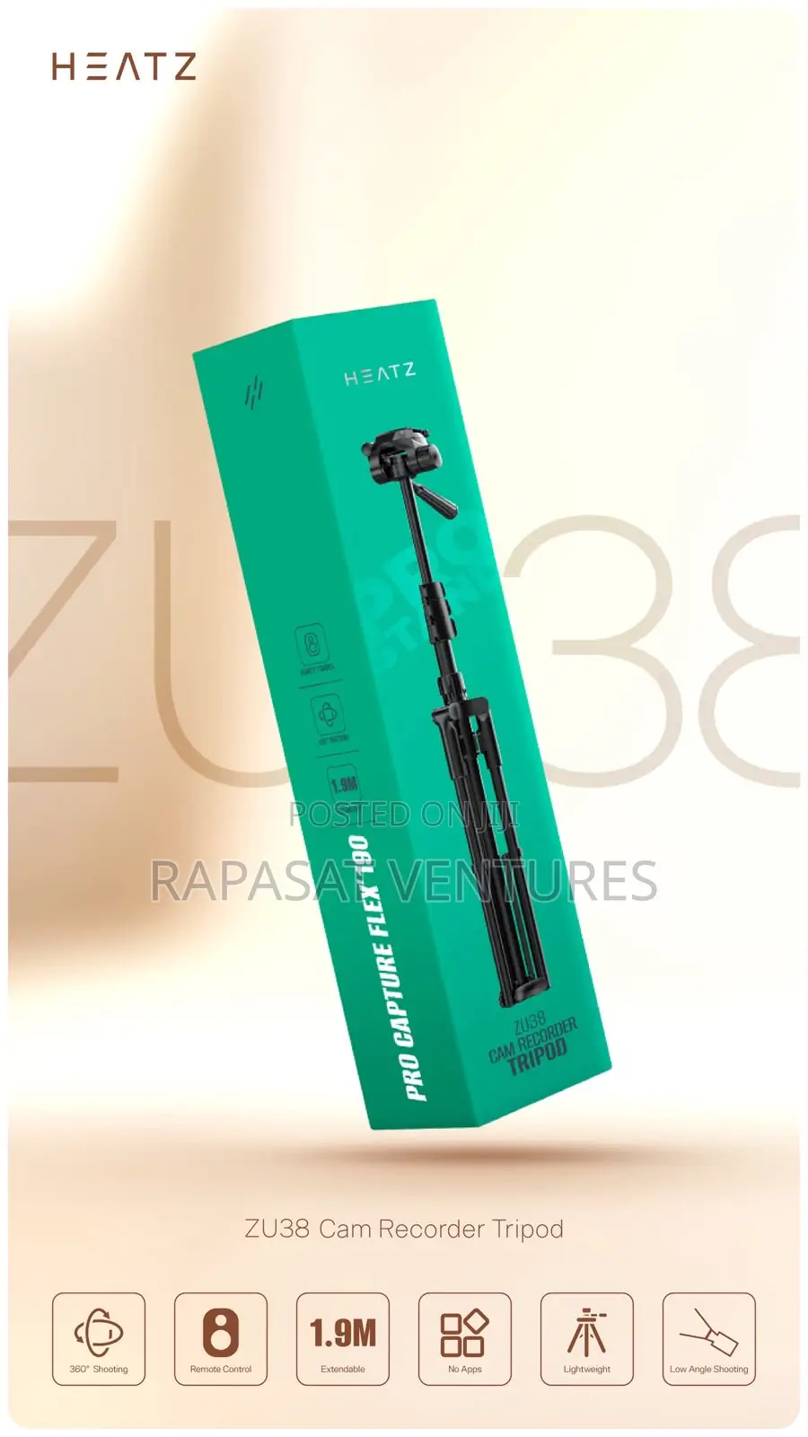 Cam Recorded Tripod Heatz Zu38