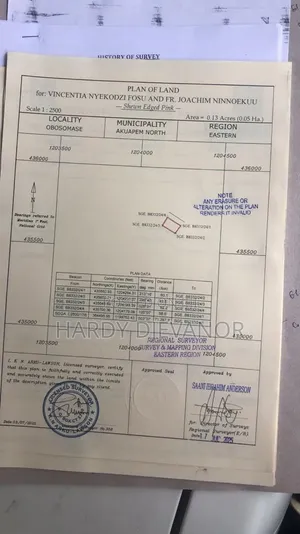 Prime Hill Top Land for Sale at Obosomase Akuapem