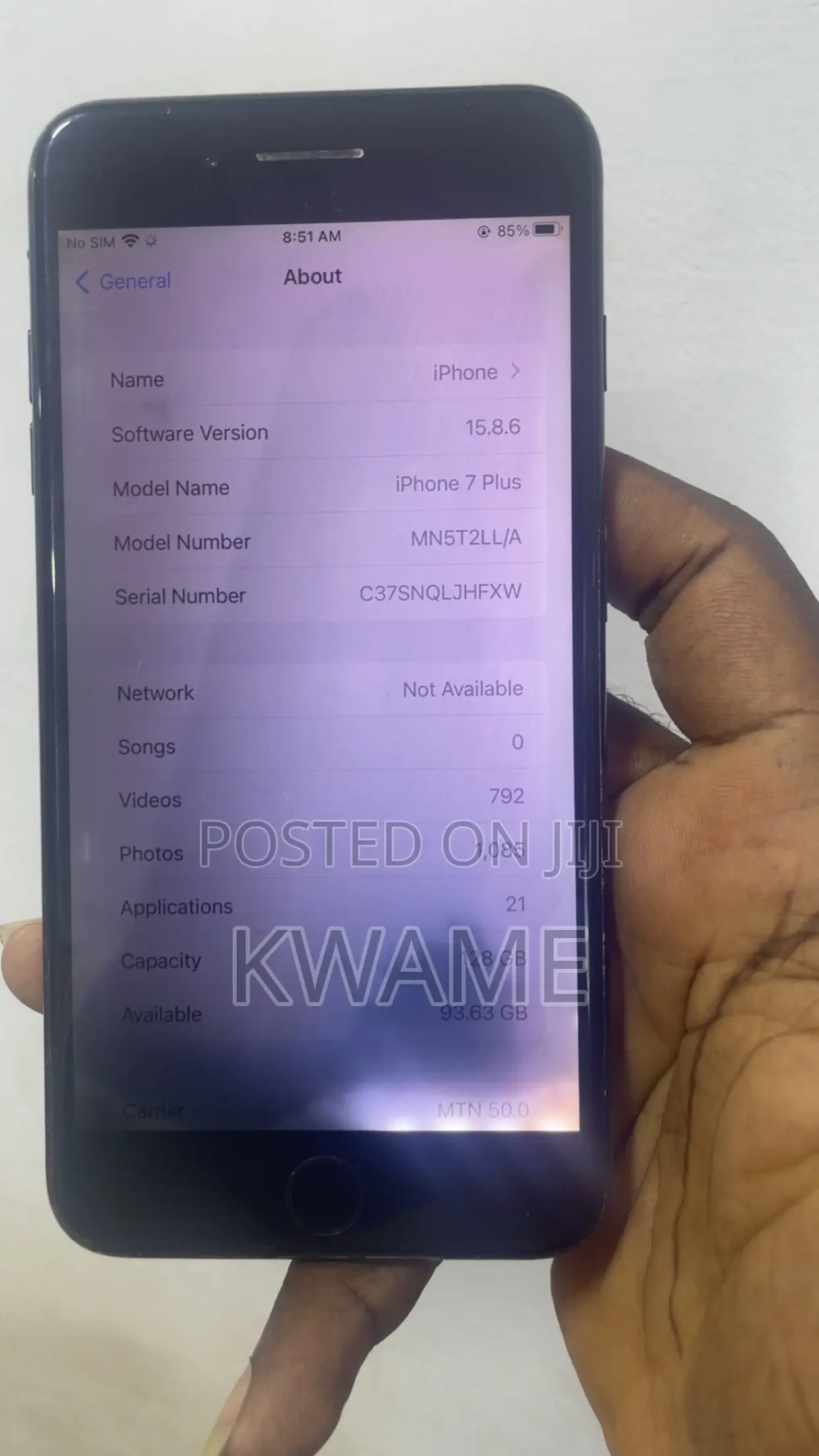 Apple iPhone 7 Plus 128 GB Black
