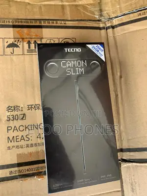 New Tecno Camon Slim 256 GB Black