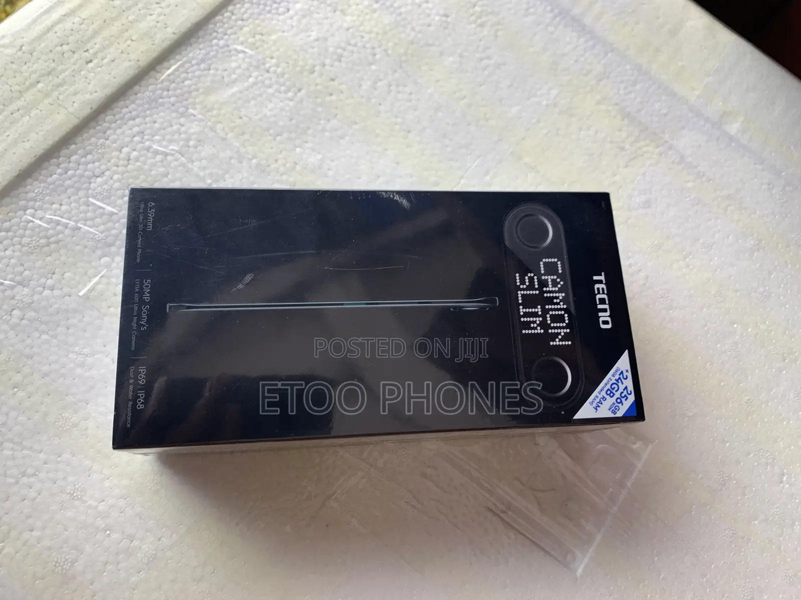 New Tecno Camon Slim 256 GB Black