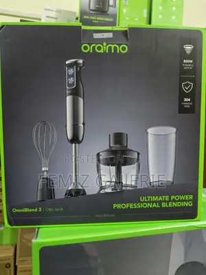 Oraimo OmniBlend 3 800W 6In1 Rapid Blending Hand Blender