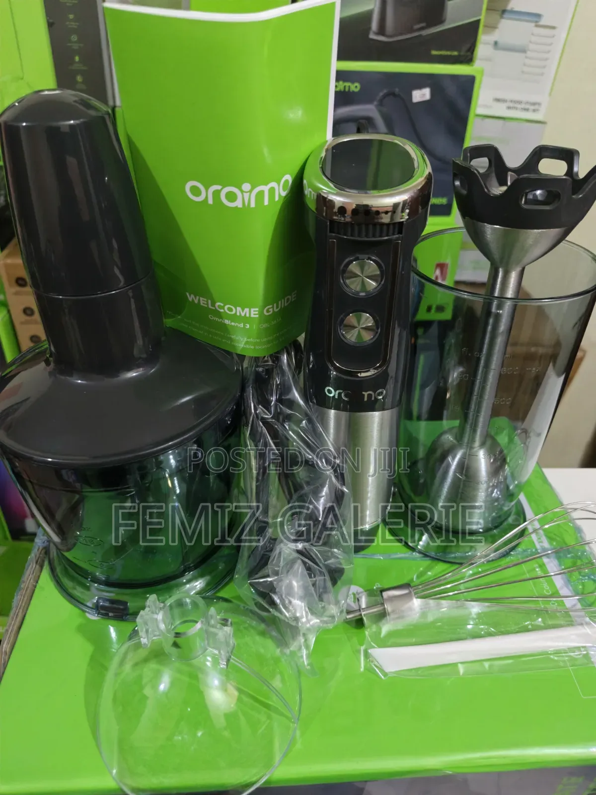 Oraimo OmniBlend 3 800W 6In1 Rapid Blending Hand Blender