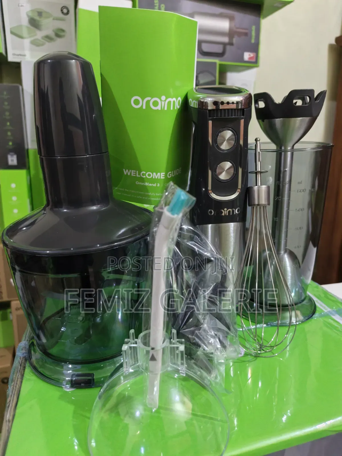 Oraimo OmniBlend 3 800W 6In1 Rapid Blending Hand Blender