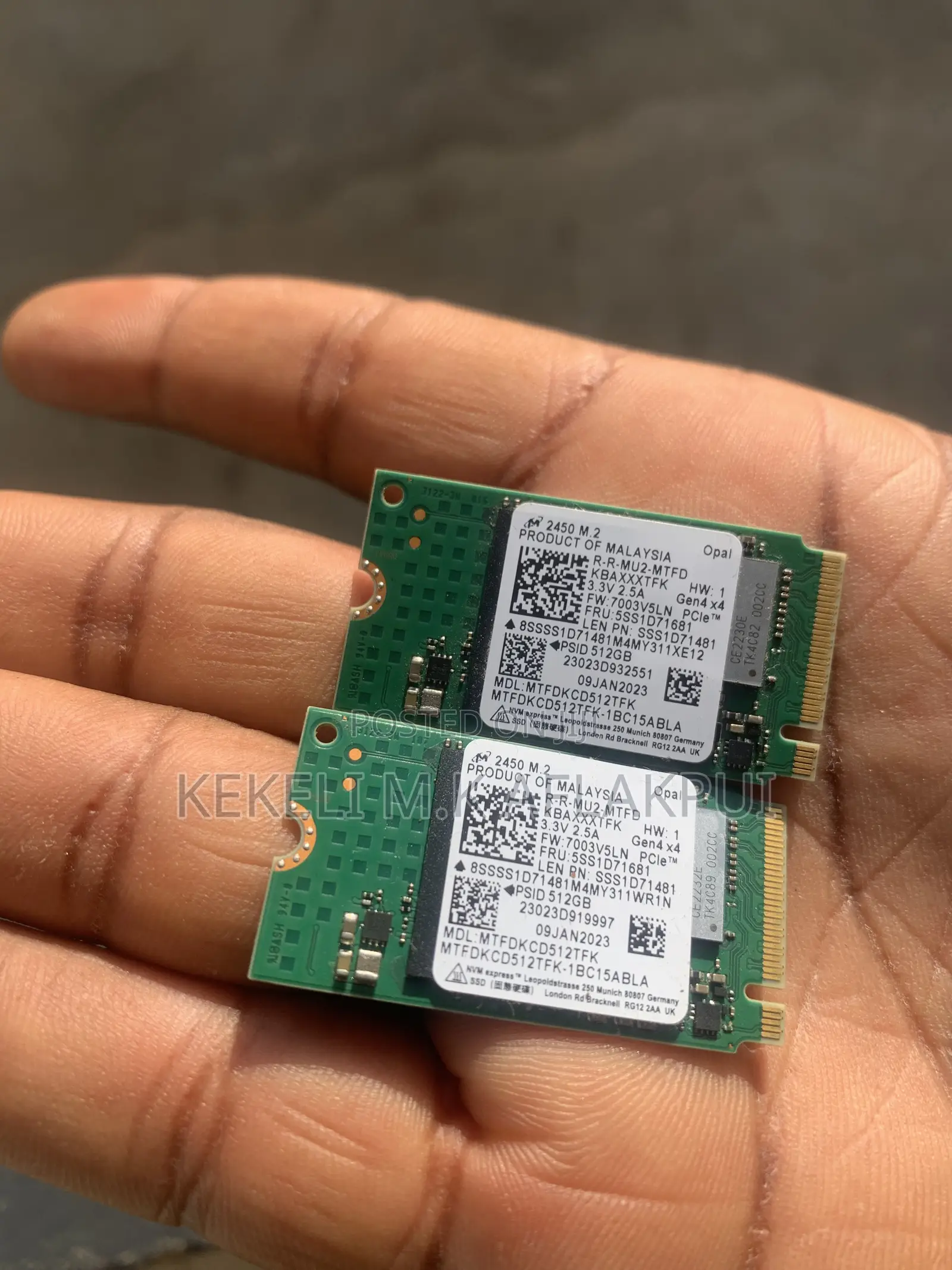M2 SSD 512gb