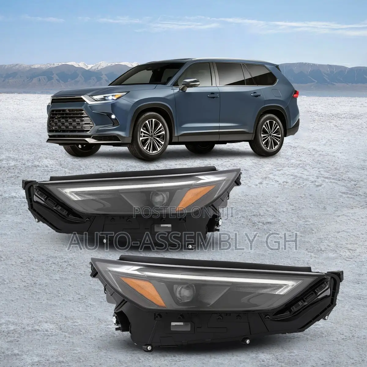 Toyota Grand Highlander Headlight PAIR 2024,2025,2026