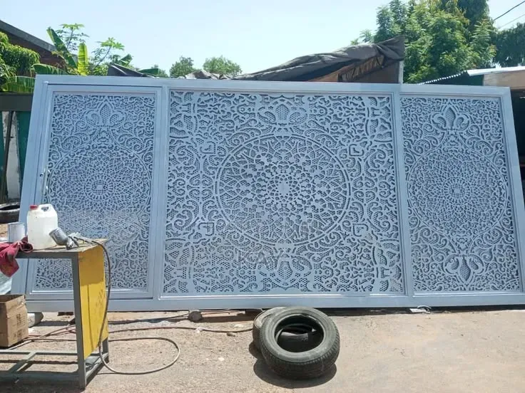 Laser Cut Design Gates – High-Quality Galvanized Steel Security Gates