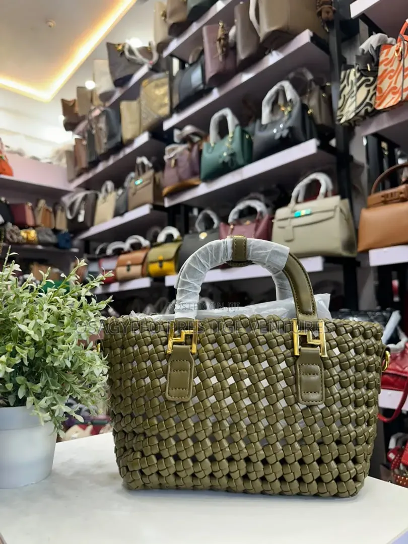 Luxury Woven Handbag Set