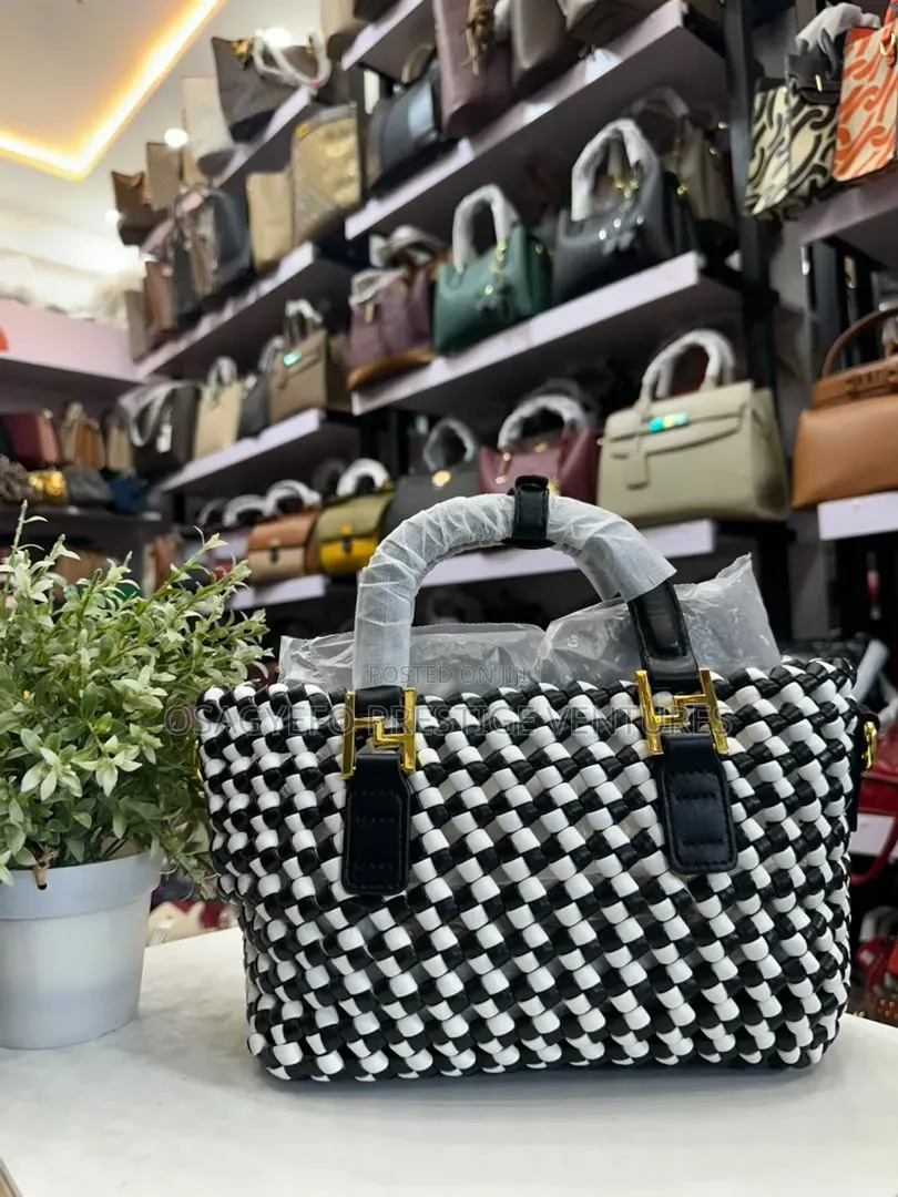 Luxury Woven Handbag Set