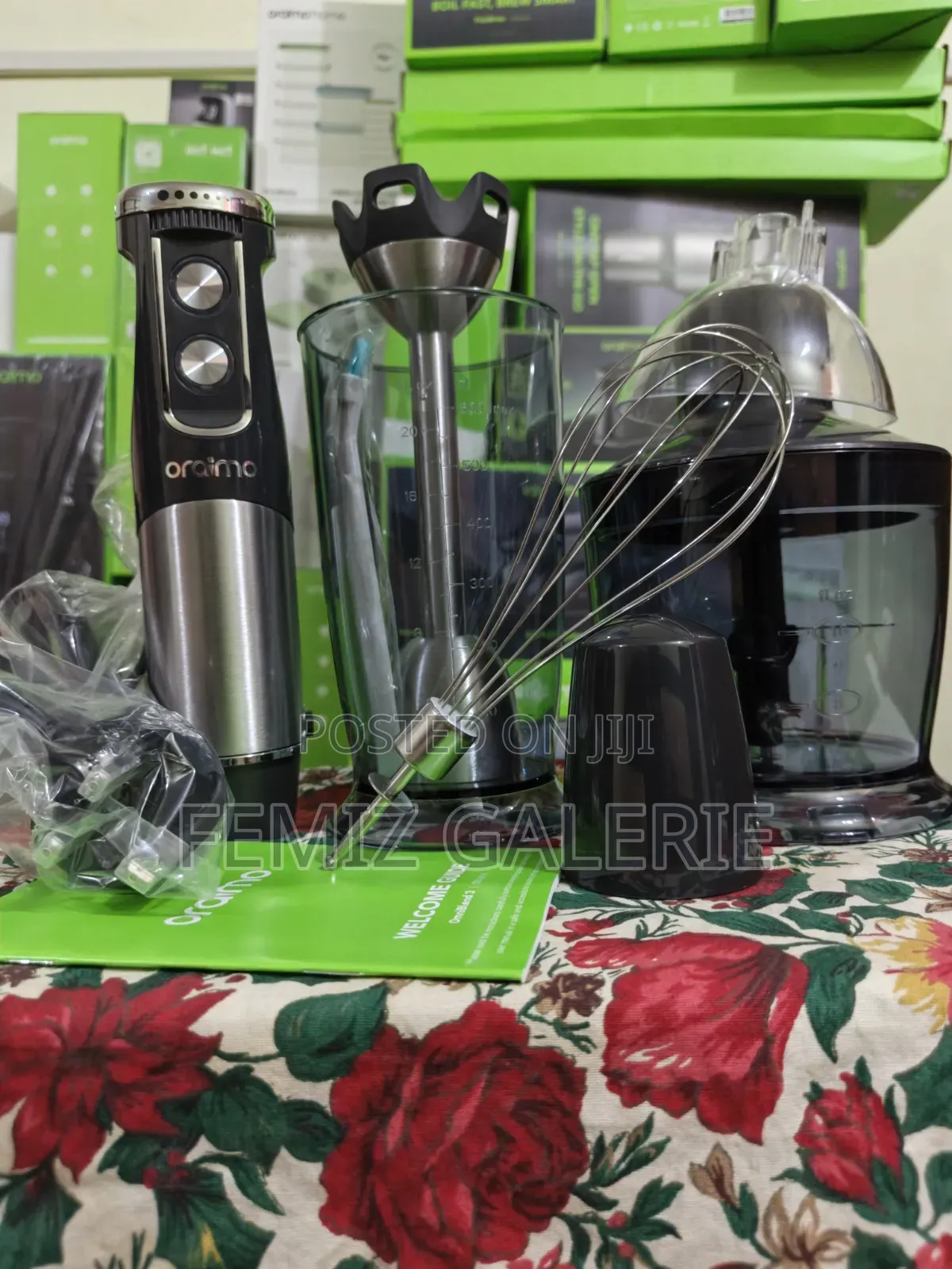 Oraimo OmniBlend 3 800W 6In1 Rapid Blending Hand Blender