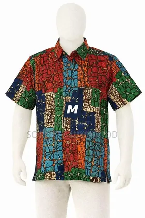 African Print Men Shirt