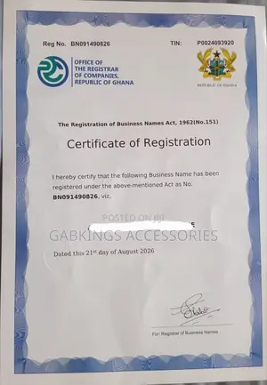 Business Registration Certificate -1 Day Processing Period