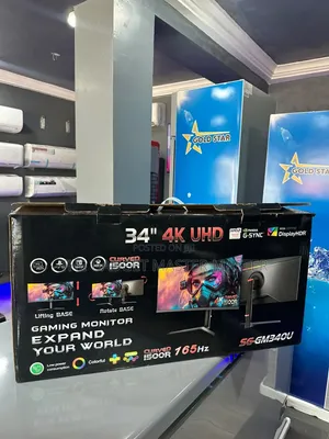Surge SG-GM340U 4K UHD Curved Gaming Monitor