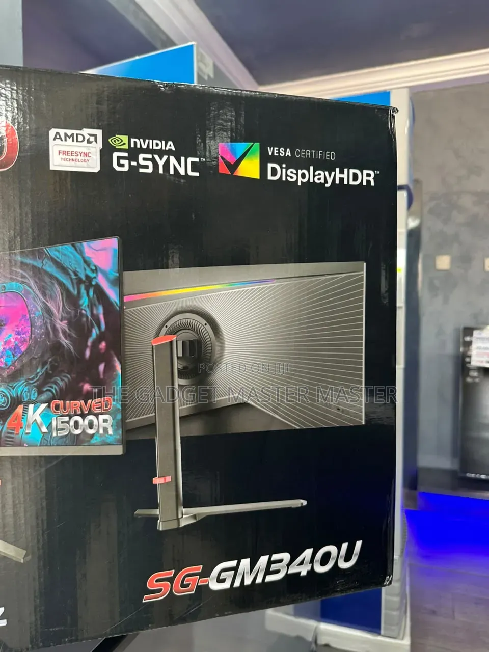 Surge SG-GM340U 4K UHD Curved Gaming Monitor