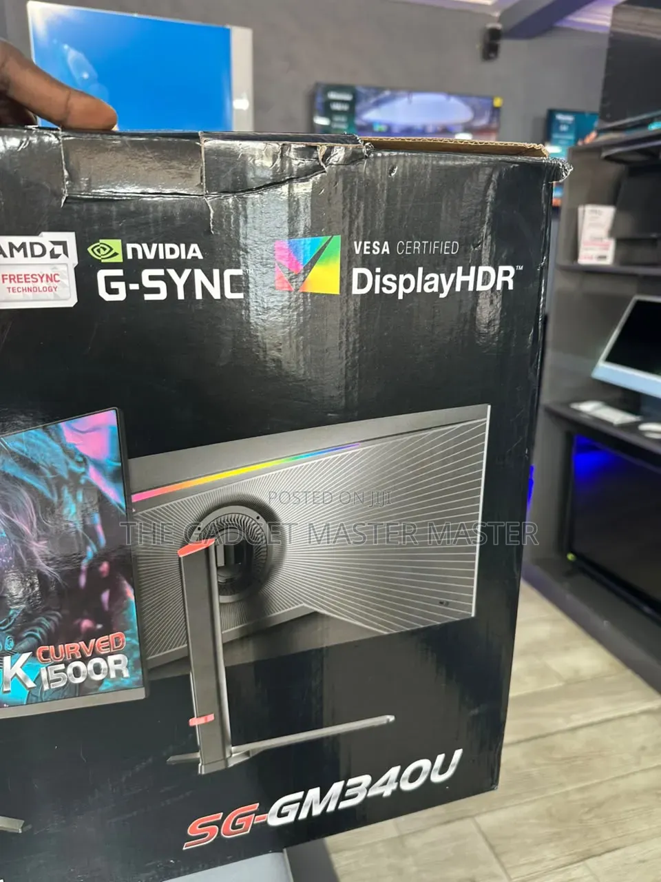 Surge SG-GM340U 4K UHD Curved Gaming Monitor