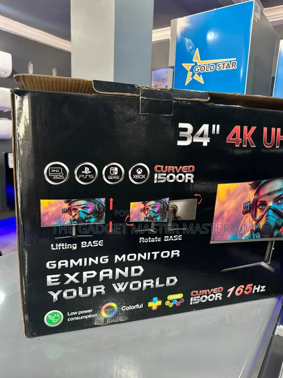 Surge SG-GM340U 4K UHD Curved Gaming Monitor
