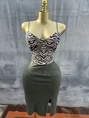 Sleeveless Top & Skirt