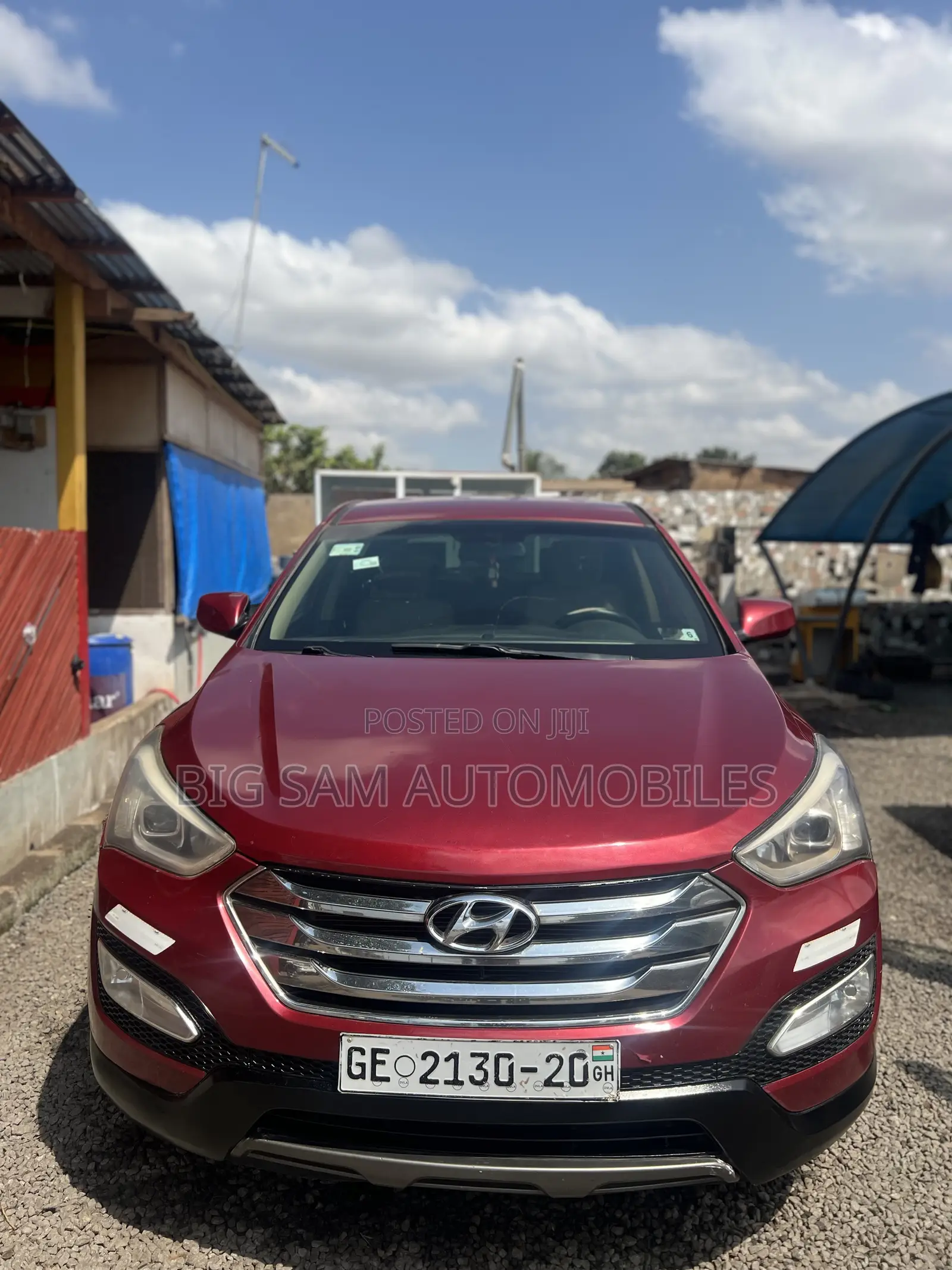 Hyundai Santa Fe 2013 Red