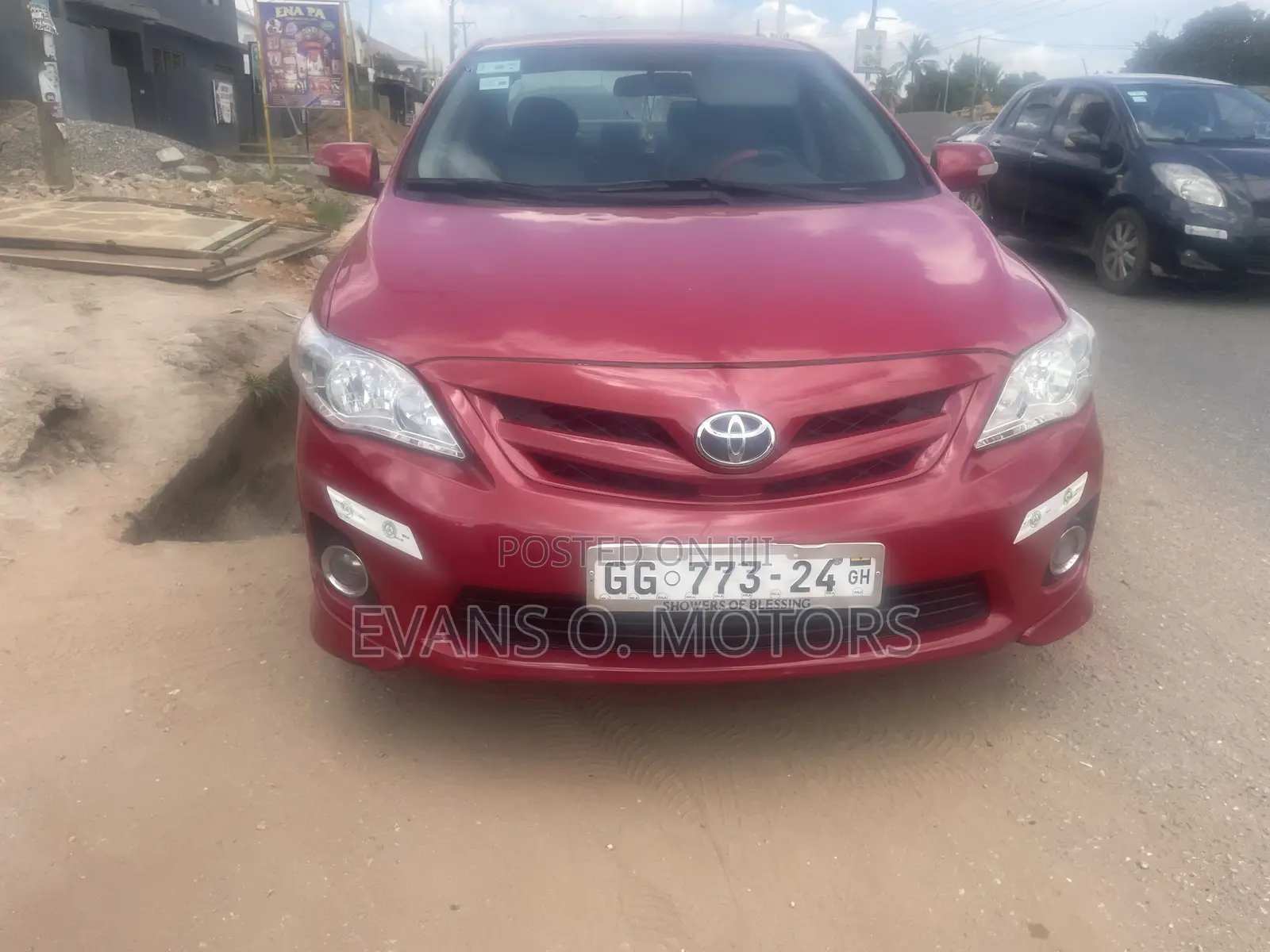 Toyota Corolla Base 4dr Sedan (1.8L 4cyl 5M) 2010 Red