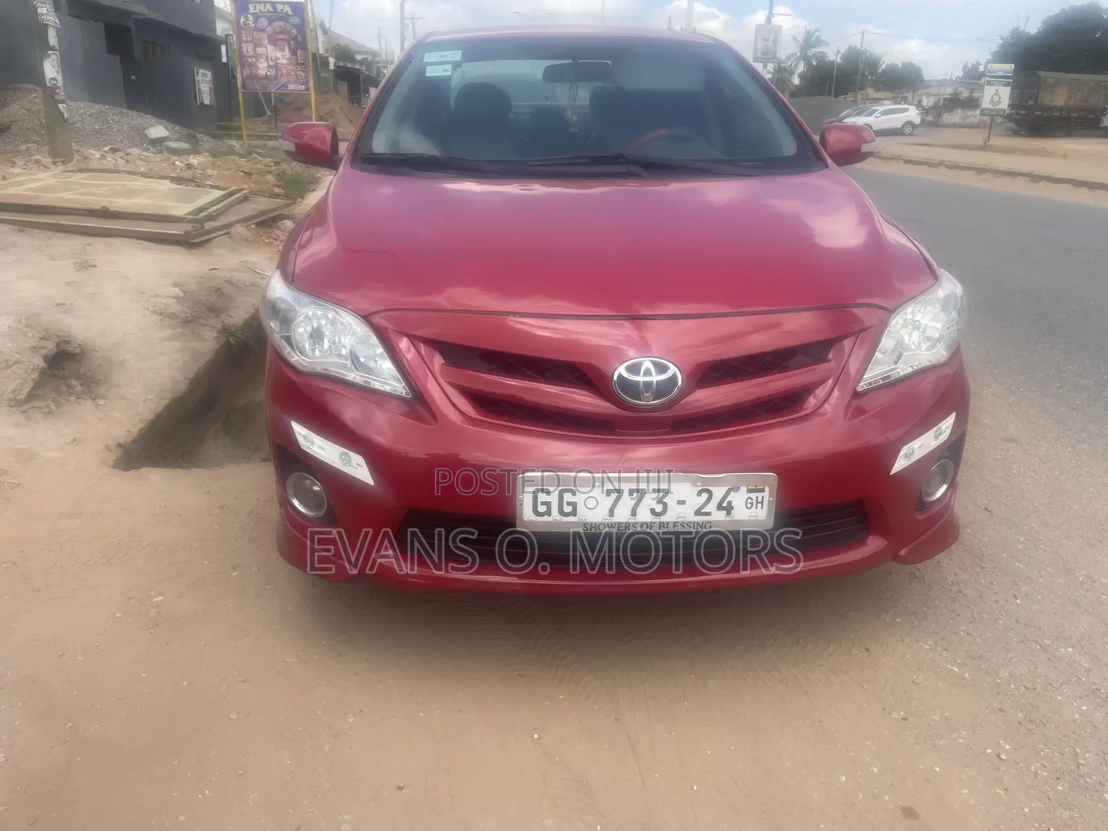 Toyota Corolla Base 4dr Sedan (1.8L 4cyl 5M) 2010 Red