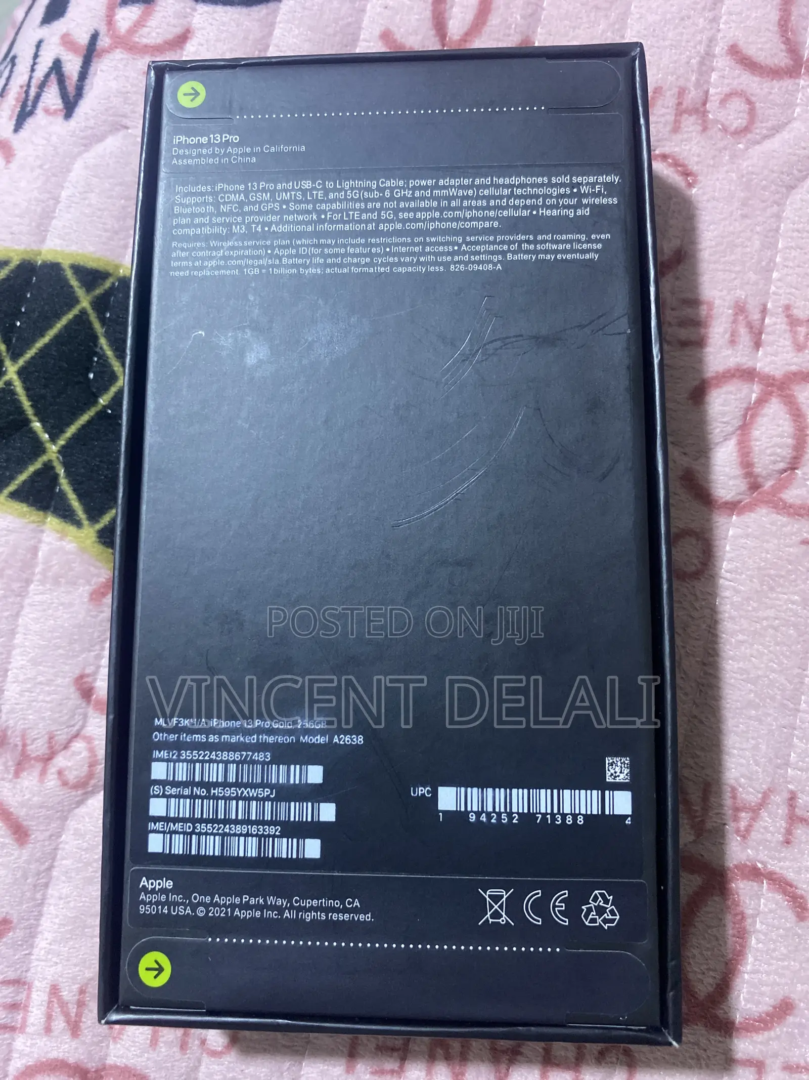 New Apple iPhone 13 Pro 256 GB Gold