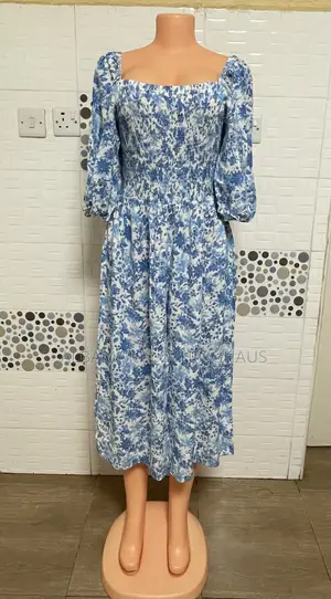 Blue Floral Dress