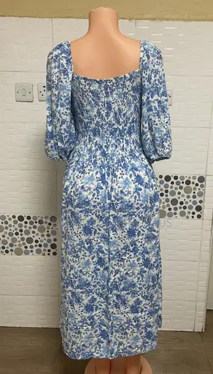 Blue Floral Dress