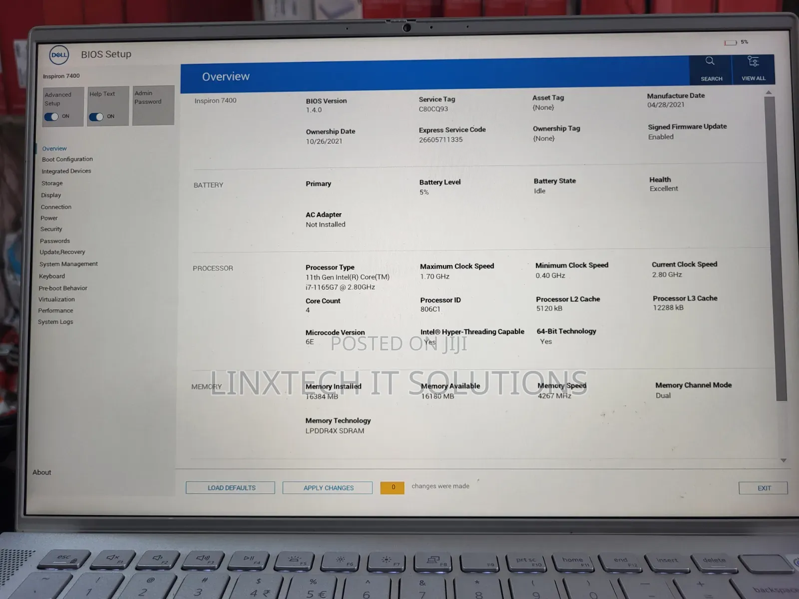 Laptop Dell Inspiron 14 7400 16GB Intel Core i7 SSD 1T