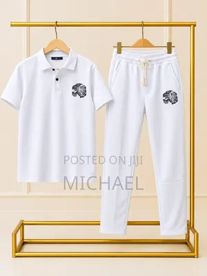 Short-Sleeve Shirt and Matching Trousers