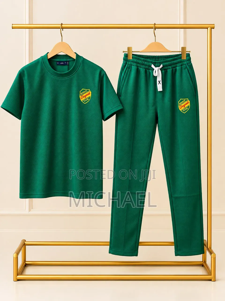 Short-Sleeve Shirt and Matching Trousers