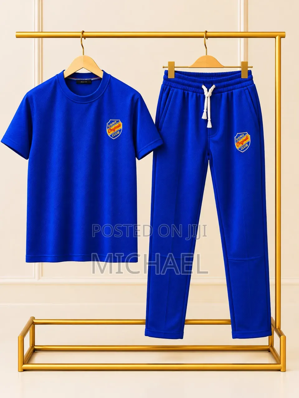 Short-Sleeve Shirt and Matching Trousers