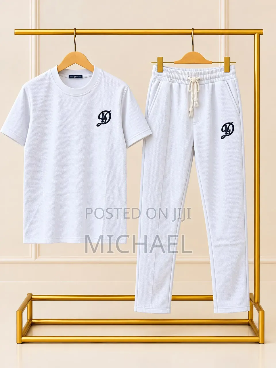 Short-Sleeve Shirt and Matching Trousers
