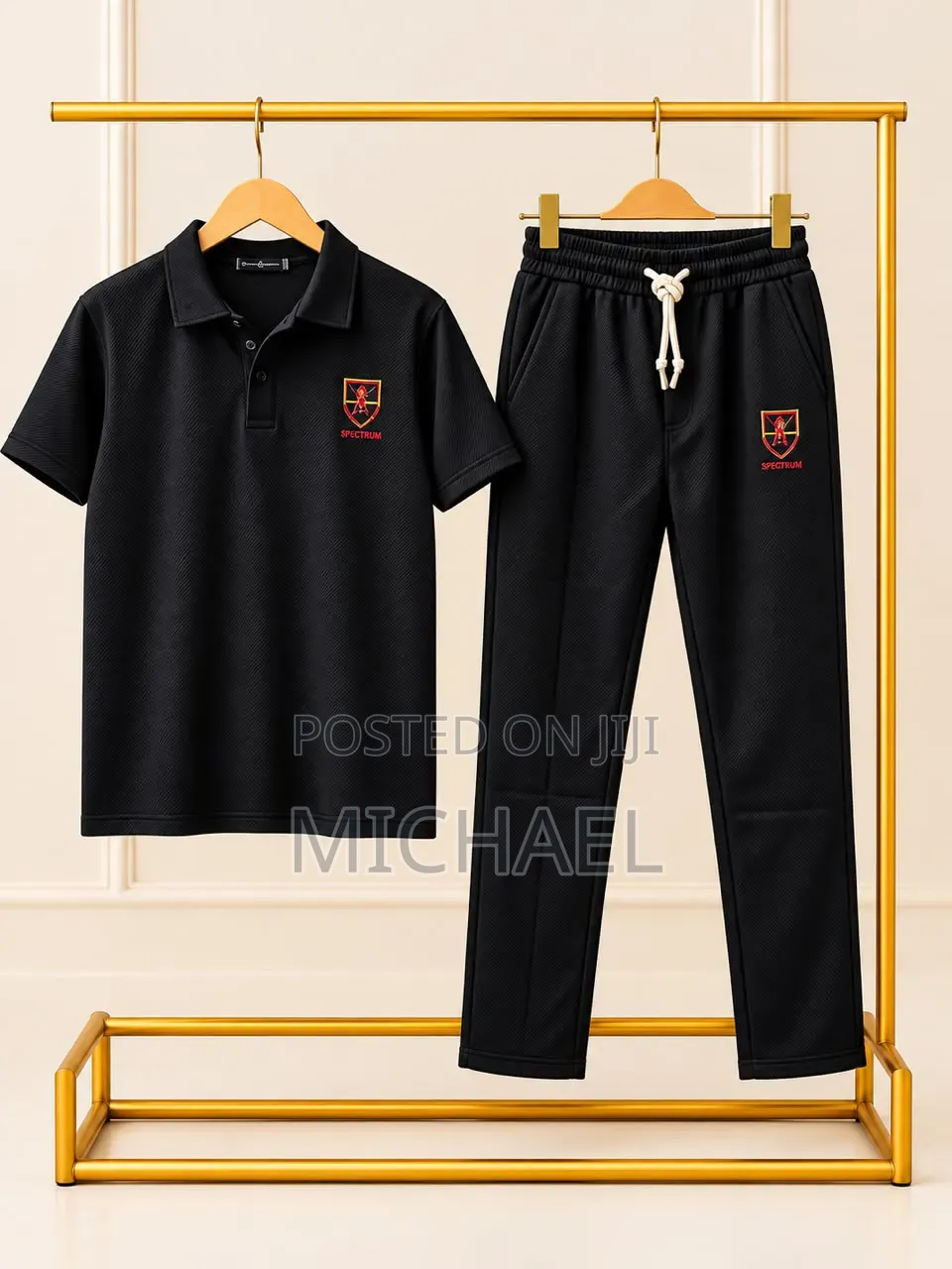 Short-Sleeve Shirt and Matching Trousers
