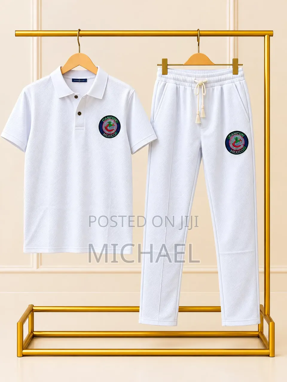 Short-Sleeve Shirt and Matching Trousers